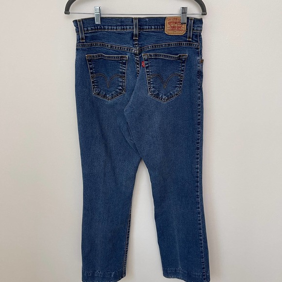 Levi's 550 Classic Relaxed Fit Bootcut Jeans 12L - Picture 6 of 9